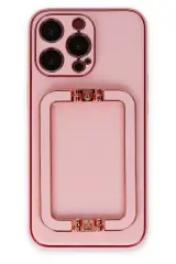 Newface İphone 13 Pro Max Kılıf Coco Elit Kapak - Pembe