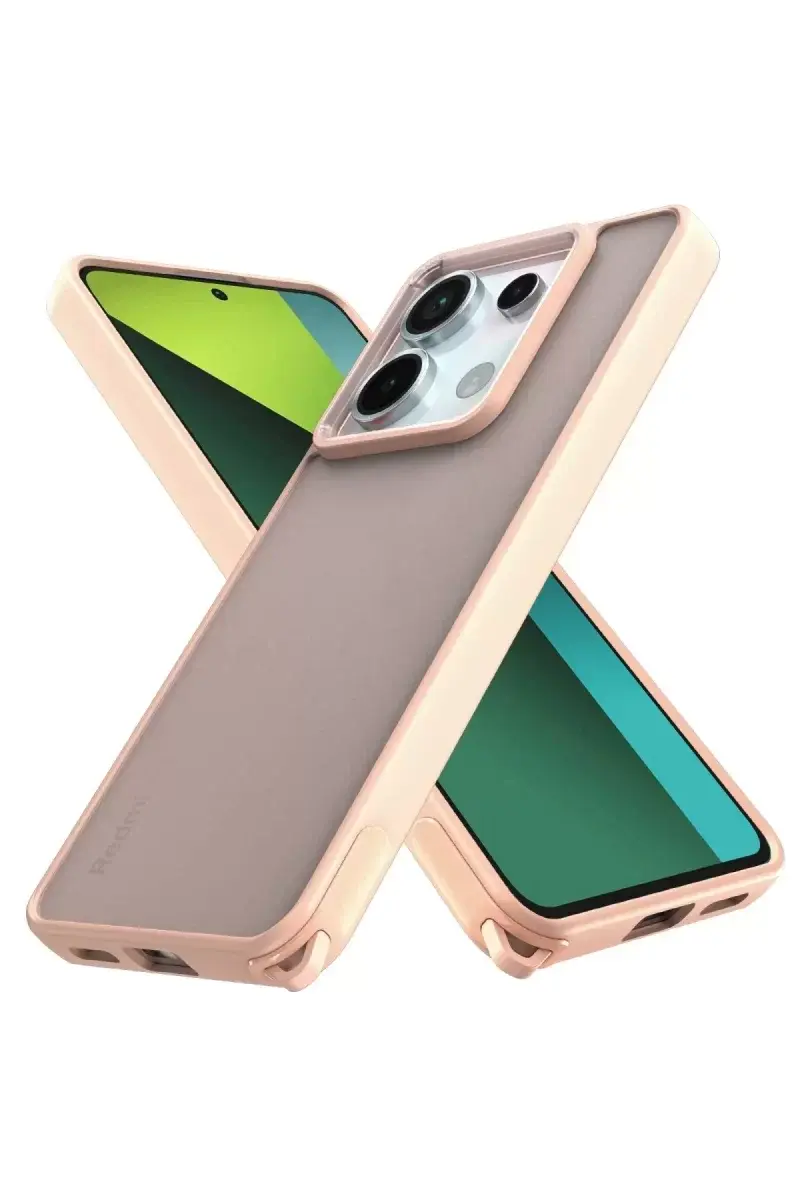 Newface Xiaomi Redmi Note 13 Pro 5g Kılıf Elegant Kapak - Pudra