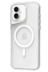 Newface İphone 16 Plus Kılıf Pc Poso Magsafe Kapak - Şeffaf