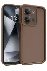 Newface Xiaomi Redmi 15c 4g Viera Silikon - Kahverengi
