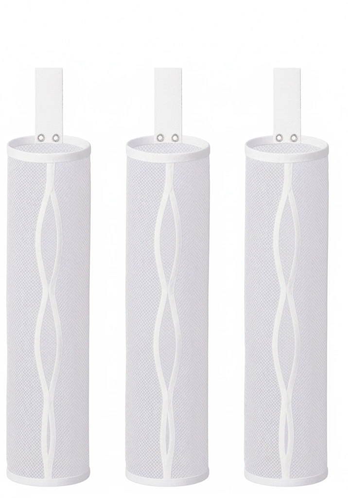 3 Adet Dolap İçi Asılabilir File Çamaşır Filesi – Pratik Ve Düzenli Saklama Çözümü