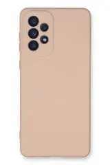 Newface Samsung Galaxy A33 5g Kılıf Nano İçi Kadife Silikon - Pudra
