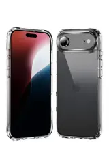 Newface Apple İphone 17 Air Lüx Şeffaf Silikon - Şeffaf