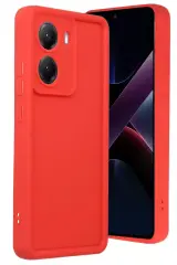Newface Xiaomi Poco X7 Pro Viera Silikon - Kırmızı