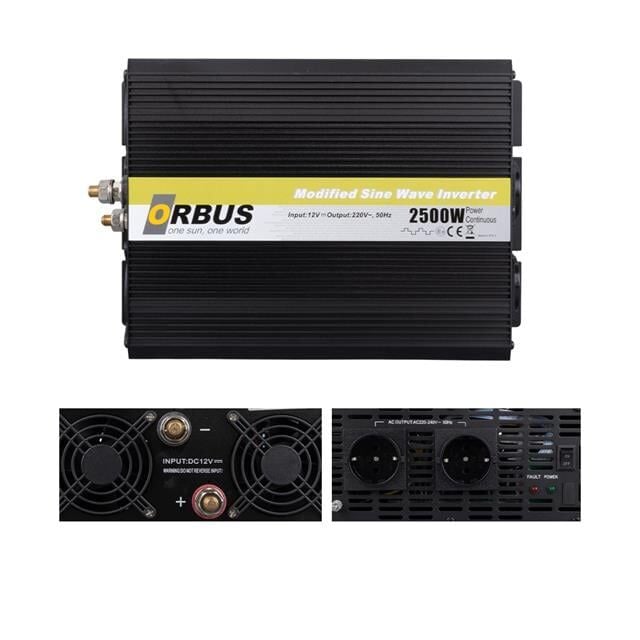 Orbus Ms12-2500 12 Volt 2500 Watt Modified Sinus İnverter