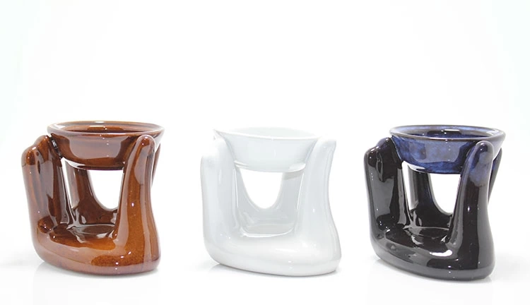 El Tasarımı Seramik Buhurdanlık Alk1136