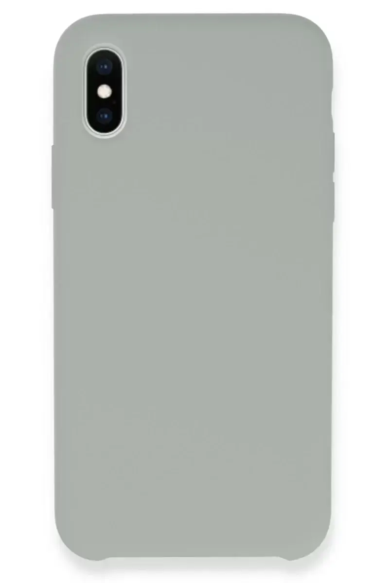 Newface Apple İphone Xs Max Kılıf Lansman Legant Silikon - Açık Gri