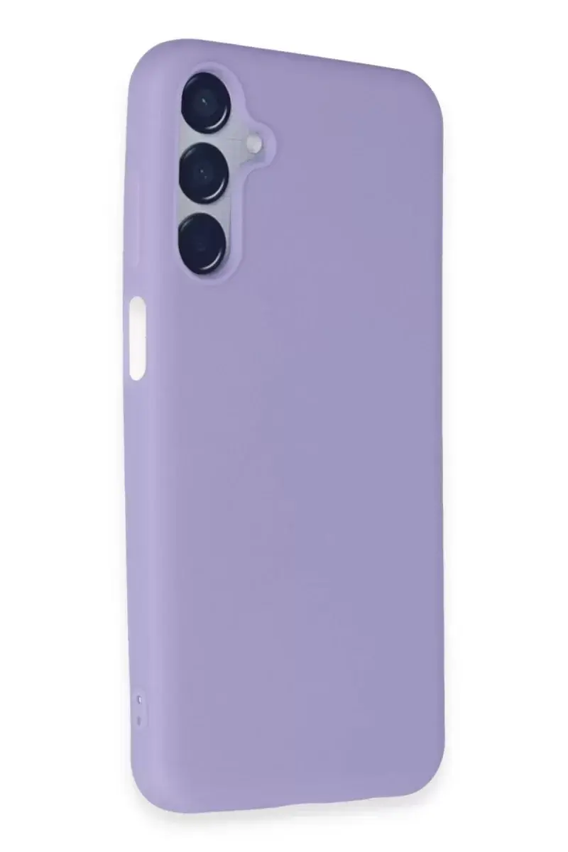 Newface Samsung Galaxy M15 Kılıf First Silikon - Lila
