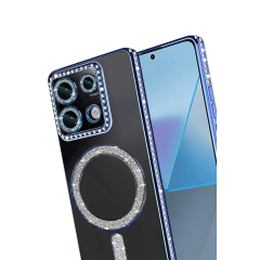 Xiaomi Redmi 13c Joke Simli Magneticsafe Kılıf - Mavi