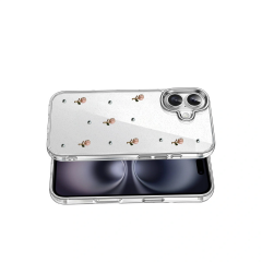 İphone 16 Fiyonk Desenli Kapak - Desen 6
