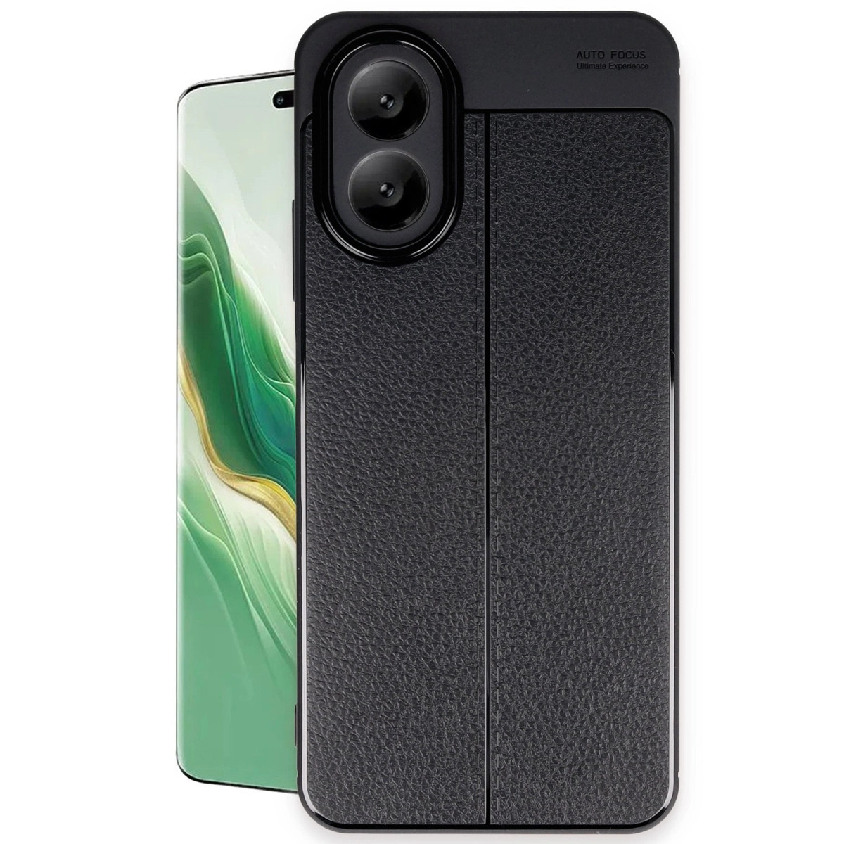 Oppo A38 Kılıf Auto Focus Kapak - Siyah