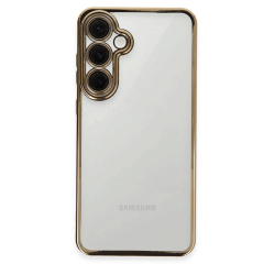 Samsung Galaxy S24 Fe Kılıf Razer Lensli Silikon - Gold