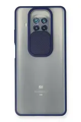 Newface Xiaomi Mi 10t Lite Kılıf Palm Buzlu Kamera Sürgülü Silikon - Lacivert