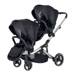 Prego 2071 İbiza Pro İkiz Bebek Arabası-Siyah