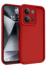 Newface Xiaomi Redmi 15c 4g Viera Silikon - Kırmızı