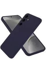 Newface Samsung Galaxy A26 Kılıf Nano İçi Kadife Silikon - Lacivert
