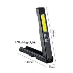 Gold Silver Gs-2070 30w Şarjlı Mıknatıslı Katlanabilir Led Çalışma Tamirci Feneri
