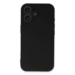İphone 16 Plus Kılıf First Silikon - Siyah