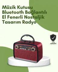 Kablosuz Bluetooth Hoparlör – Yüksek Ses Kalitesi, Uzun Pil Ömrü, Fm Ve Am Radyo Fonksiyonu