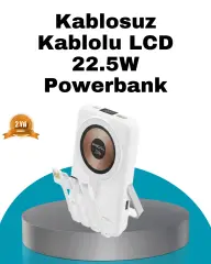 Magsafe Uyumlu Kablosuz Powerbank Hızlı Şarj Özellikli