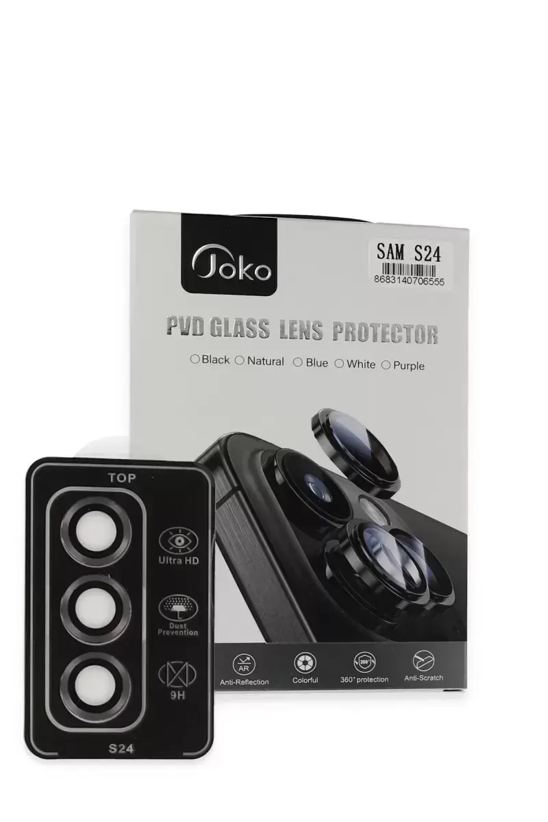 Joko Samsung Galaxy S24 Pvd Metal Kamera Lens - Derin Mor