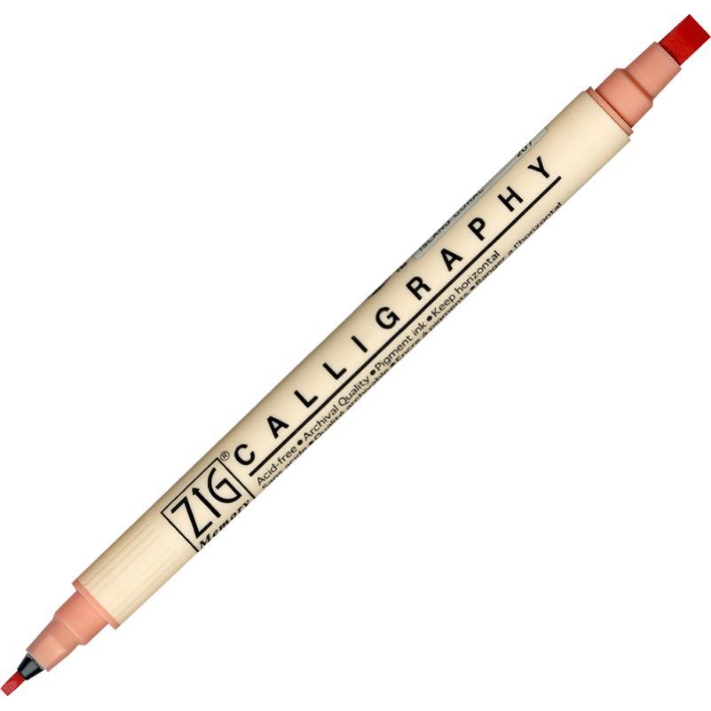 Çift Taraflı Kaligrafi Kalemi 2-5mm N:207 Island Coral