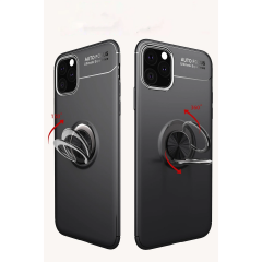 İphone 11 Pro Kılıf Range Yüzüklü Silikon - Mavi