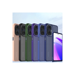 Realme C55 Kılıf Elegant Kapak - Pudra