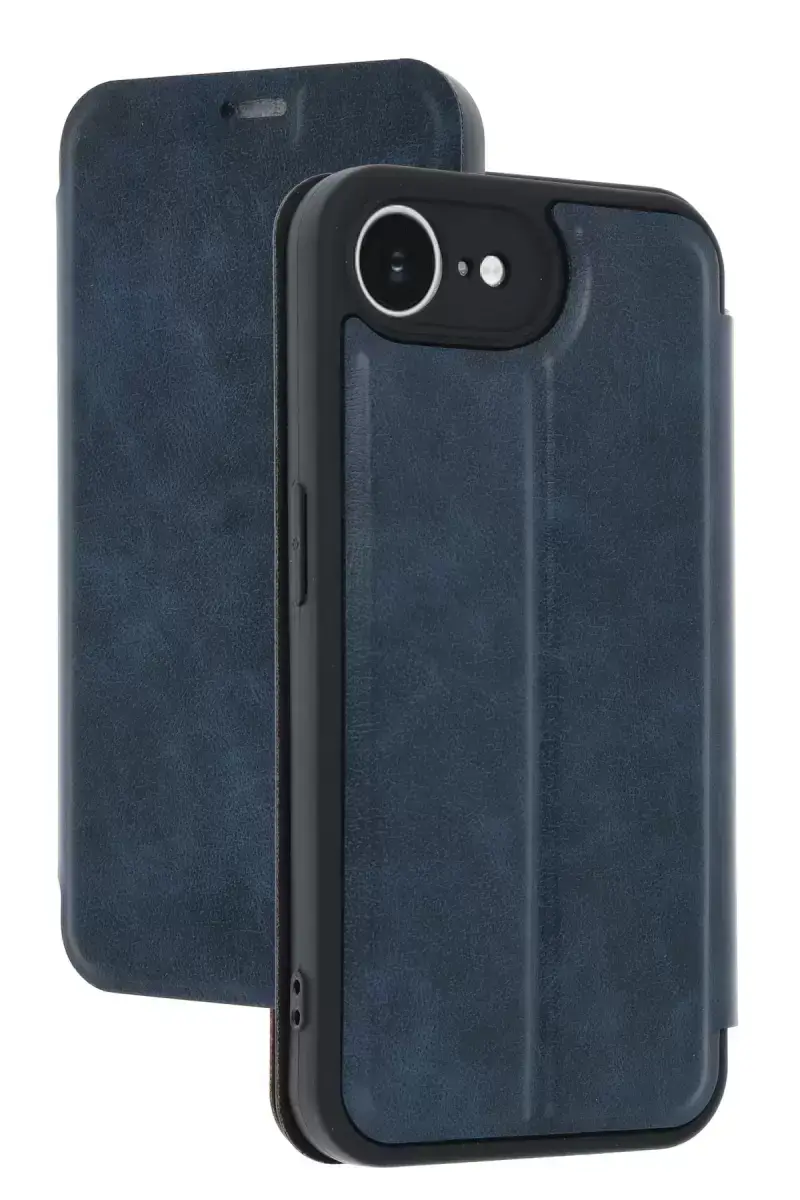 Newface İphone 16e Kılıf Flip Cover - Lacivert