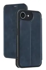 Newface İphone 16e Kılıf Flip Cover - Lacivert