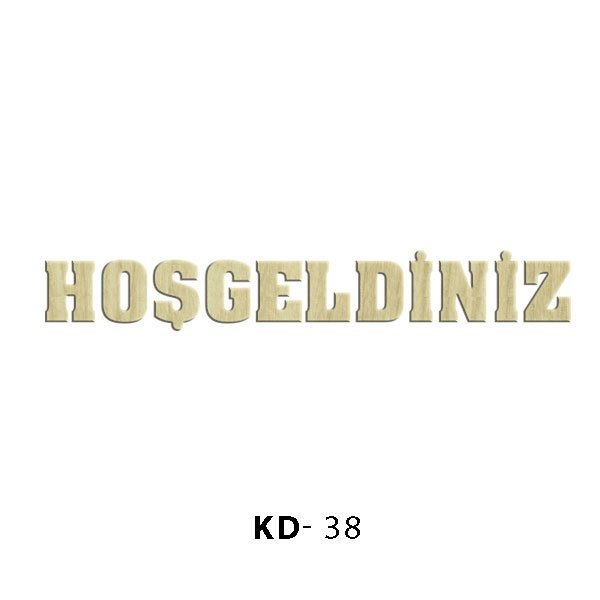 Ahşap Lazer Kesim - KD38