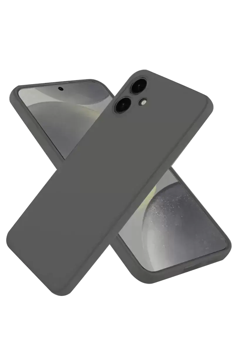 Newface Samsung Galaxy A06 Kılıf First Silikon - Gri