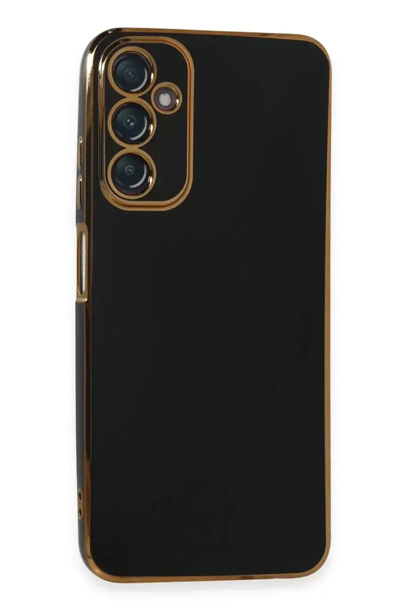 Newface Samsung Galaxy A05s Kılıf Volet Silikon - Siyah