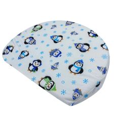 Moje Hamile Karın Destek Minderi - Penguen Desen Mavi