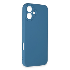 İphone 16 Plus Kılıf First Silikon - Mavi
