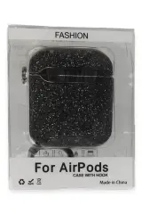 Newface Apple Airpods 2 (2.nesil) Spell Simli Kılıf - Siyah