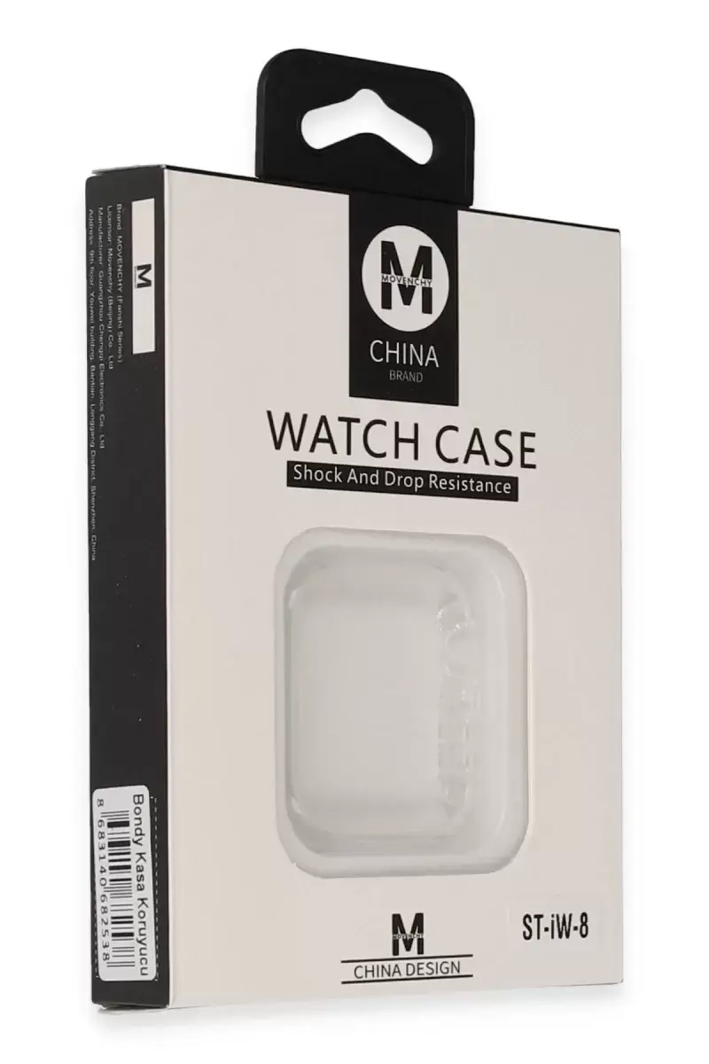 Movenchy Apple Watch Ultra 49mm Bondy Kasa Koruyucu - Beyaz