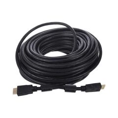 Fully G-507fs Plastik Düz Siyah 20 Metre Gold Poşetli Hdmi Kablo