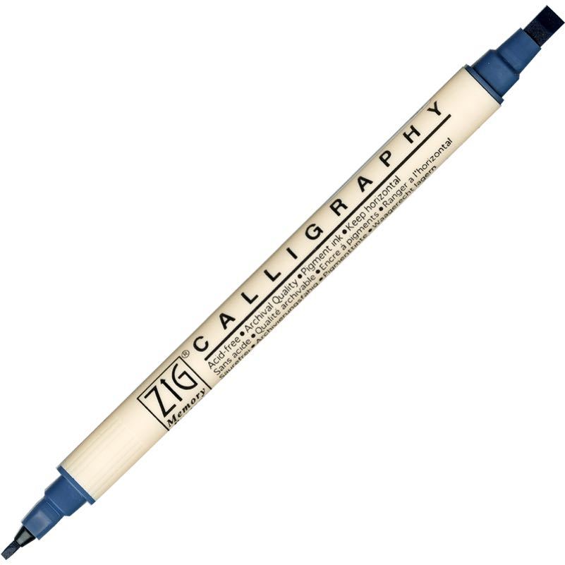 Çift Taraflı Kaligrafi Kalemi 2-5mm N:034 Denim