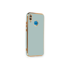 Huawei P20 Lite Kılıf Volet Silikon - Açık Yeşil