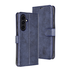 Samsung Galaxy A36 Kılıf Trend S Plus Kapaklı Kılıf - Lacivert