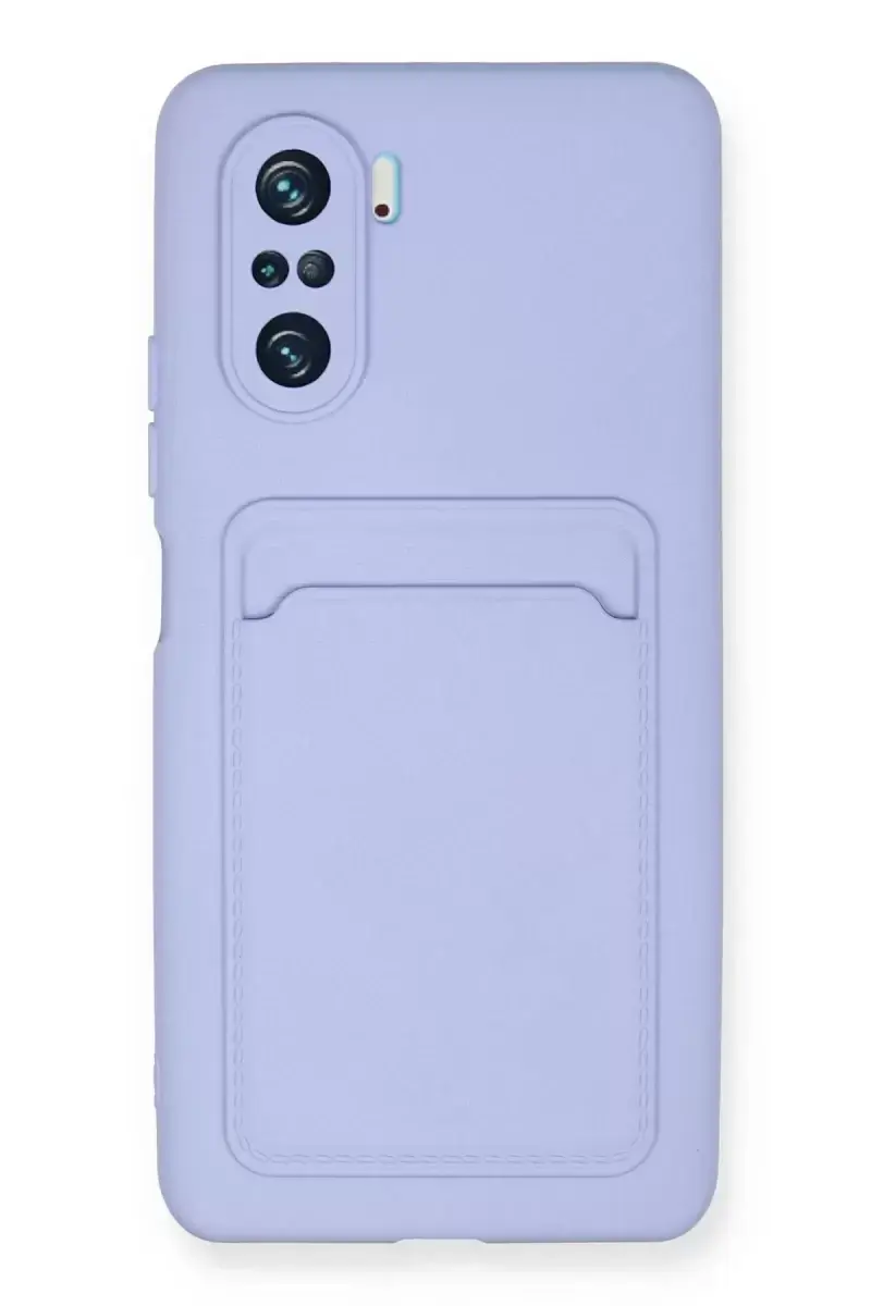 Newface Xiaomi Mi 11i Kılıf Kelvin Kartvizitli Silikon - Lila