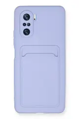 Newface Xiaomi Mi 11i Kılıf Kelvin Kartvizitli Silikon - Lila