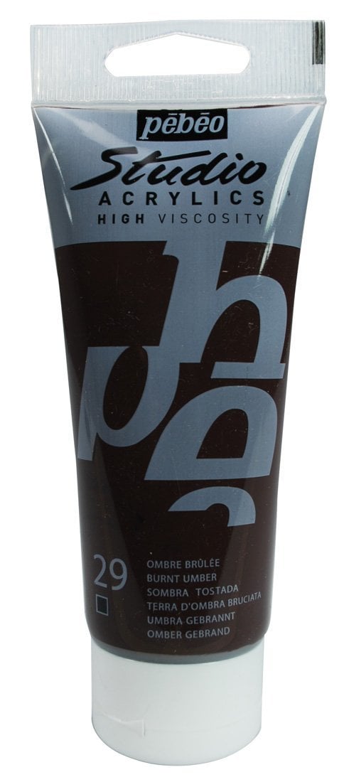 Studio Akrilik Boya - Burnt Umber - 100ml - N:29