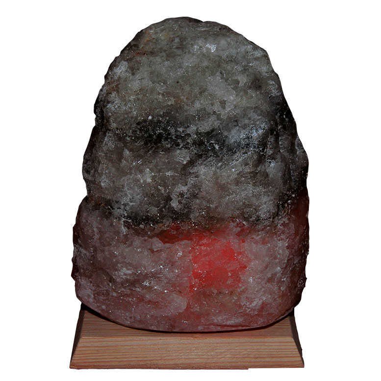 Doğal Kaya Tuzu Lambası Kırşehir Kablolu Ampullü Beyaz 3-4 Kg