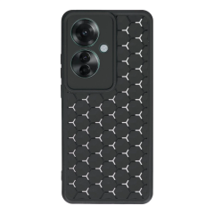 Oppo Reno 11f Kılıf Petek Silikon Kapak - Siyah