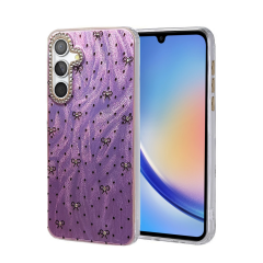 Samsung Galaxy A34 5g Kılıf Blade Aynalı Desenli Kapak - Desen 2