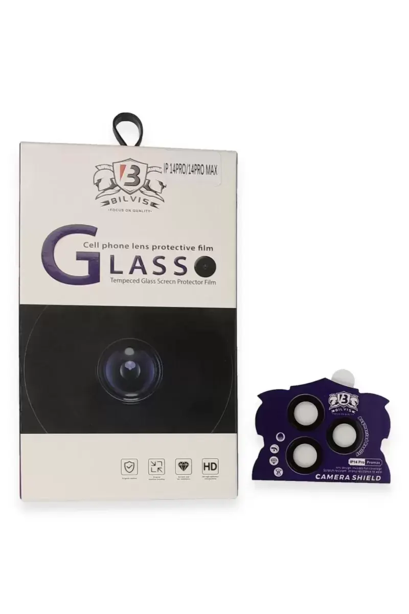 Newface Apple İphone 14 Pro Max Bilvis Titan Kamera Lens - Siyah