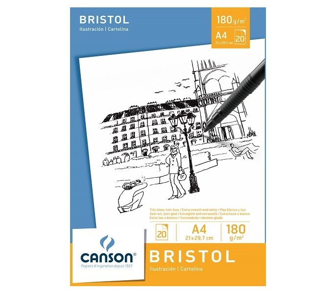 Bristol Defteri 180 gr. A4 20 Yaprak
