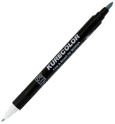 Kurecolor Fine&Brush For Manga Çift Taraflı Kalem N:351 Pale İceberg Blue